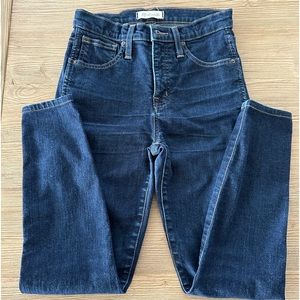 Madewell 10” High Rise Skinny jeans